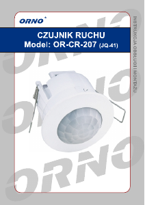 Instrukcja Orno OR-CR-207 Czujnik ruchu