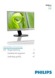 Brugsanvisning Philips 241P6QPJES LED-skærm