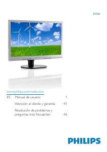 Manual de uso Philips 241S6QYMB Monitor de LED