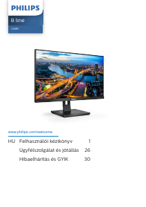 Használati útmutató Philips 242B1 LED-es monitor