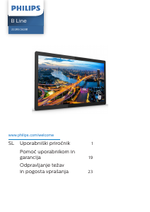 Priročnik Philips 242B1TFL B Line LED-zaslon
