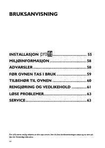 Bruksanvisning Whirlpool AKP 135/02 IX Ovn