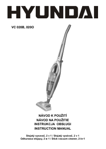 Manual Hyundai VC 020O Vacuum Cleaner
