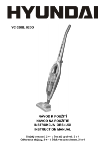 Manuál Hyundai VC 020O Vysavač