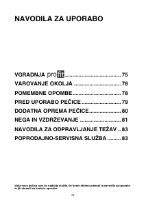 Priročnik Whirlpool AKP 233/WH/01 Pečica