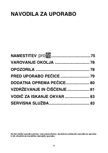 Priročnik Whirlpool AKP 235/WH/05 Pečica