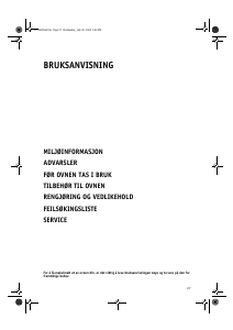 Bruksanvisning Whirlpool AKP 289/NA/01 Ovn