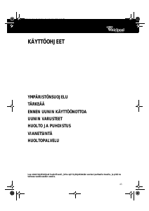 Käyttöohje Whirlpool AKP 309 AV Uuni