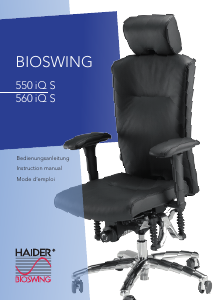 Handleiding Bioswing 550 iQ S Bureaustoel