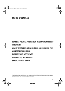 Mode d’emploi Whirlpool AKP 355 IX/01 Four