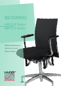 Mode d’emploi Bioswing 650 iQ E Visitor Chaise de bureau