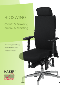 Mode d’emploi Bioswing 650 iQ S Meeting Chaise de bureau