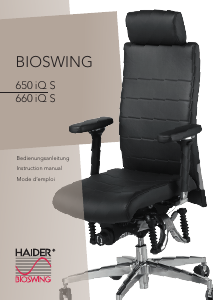 Handleiding Bioswing 660 iQ S Bureaustoel