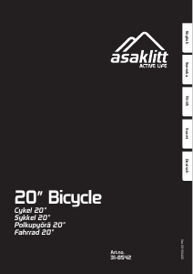 Bruksanvisning Asaklitt 31-8542 Hopfällbar cykel