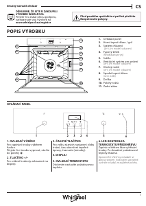 Manuál Whirlpool AKP 462/IX Trouba