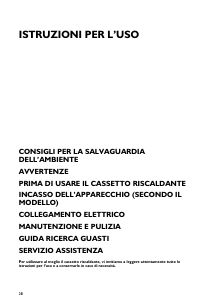 Manuale Whirlpool WD 141 IX Cassetto scaldavivande