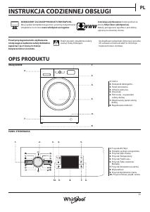 Instrukcja Whirlpool FWDG96148SBS EU Pralko-suszarka