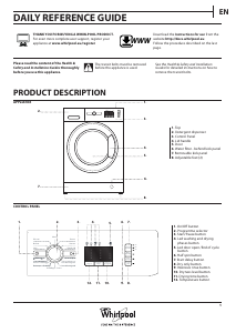 Manual Whirlpool WWDE 8614 Washer-Dryer