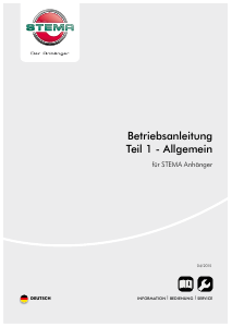 Bedienungsanleitung Stema STL 1300 O2 13-25-13.1 Anhänger