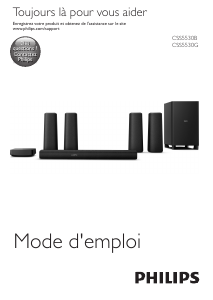 Mode d’emploi Philips CSS5530B Système home cinéma