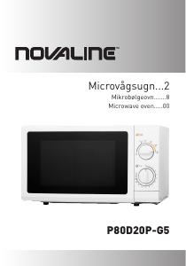 Bruksanvisning Novaline P80D20P-G5 Mikrovågsugn