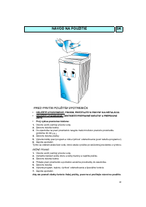 Návod Whirlpool AWT 2074 Práčka