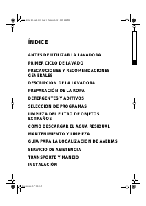 Manual de uso Whirlpool AWT 5090 Lavadora