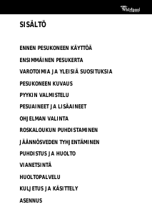 Käyttöohje Whirlpool AWT 5097 Pesukone