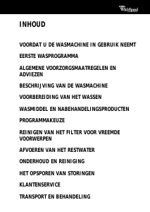 Handleiding Whirlpool AWT 6104 Wasmachine