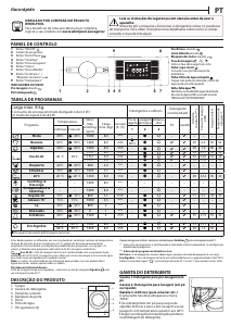 Manual Whirlpool BI WMWG 81484E EU Máquina de lavar roupa
