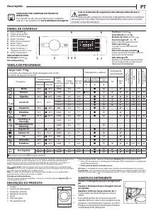 Manual Whirlpool BI WMWG 91484E EU Máquina de lavar roupa
