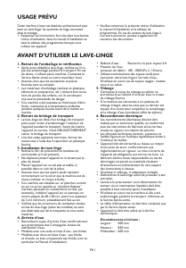 Mode d’emploi Whirlpool Cento 1400 Lave-linge