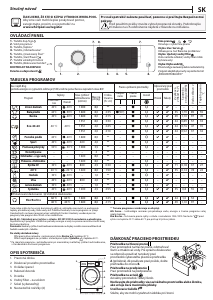 Návod Whirlpool FFD 8638 BV EE Práčka