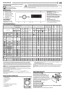 Bedienungsanleitung Whirlpool FFS 7438 W EE Waschmaschine