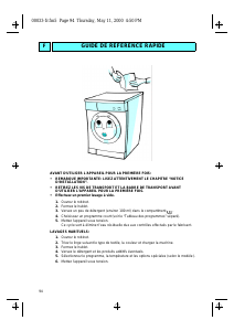 Mode d’emploi Whirlpool FL 243/1 WP Lave-linge