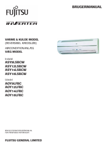 Brugsanvisning Fujitsu ASY9LSBCW Varmepumpe