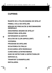 Manual Whirlpool FL 5053/3 Mașină de spălat