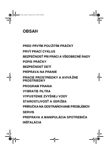 Návod Whirlpool FL 5120/A Práčka