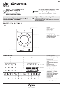 Käyttöohje Whirlpool FSCR 10440 Pesukone
