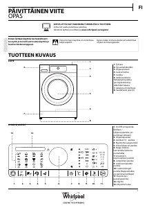 Käyttöohje Whirlpool FSCR 70411 Pesukone