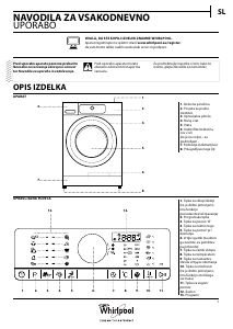 Priročnik Whirlpool FSCR 70414 Pralni stroj