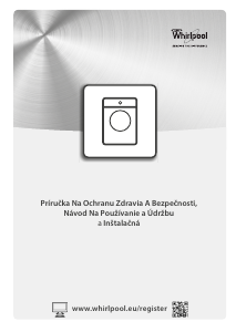 Návod Whirlpool FSCR 80411 Práčka