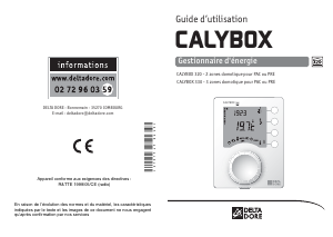 Mode d’emploi Delta Dore Calybox 320 Thermostat