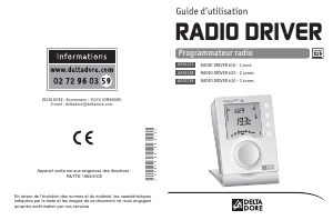 Mode d’emploi Delta Dore Radio Driver 620 Thermostat