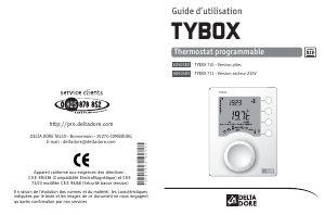 Mode d’emploi Delta Dore Tybox 711 Thermostat