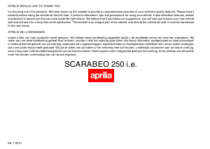 Εγχειρίδιο Aprilia Scarabeo 250 i.e. (2010) Σκούτερ