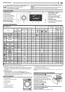 Návod Whirlpool FWSD61253W EU Práčka