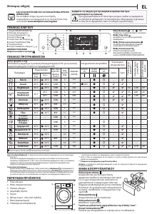 Εγχειρίδιο Whirlpool FWSD61253W EU Πλυντήριο
