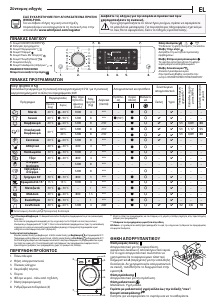 Εγχειρίδιο Whirlpool FWSD81283WS EU Πλυντήριο
