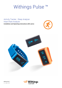 Bruksanvisning Withings Pulse Stegräknare